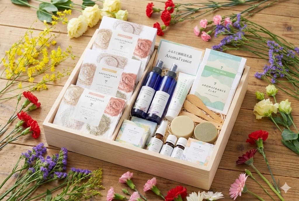 ふるさと納税で、高槻市の「アロマフランス」製品をお届けします